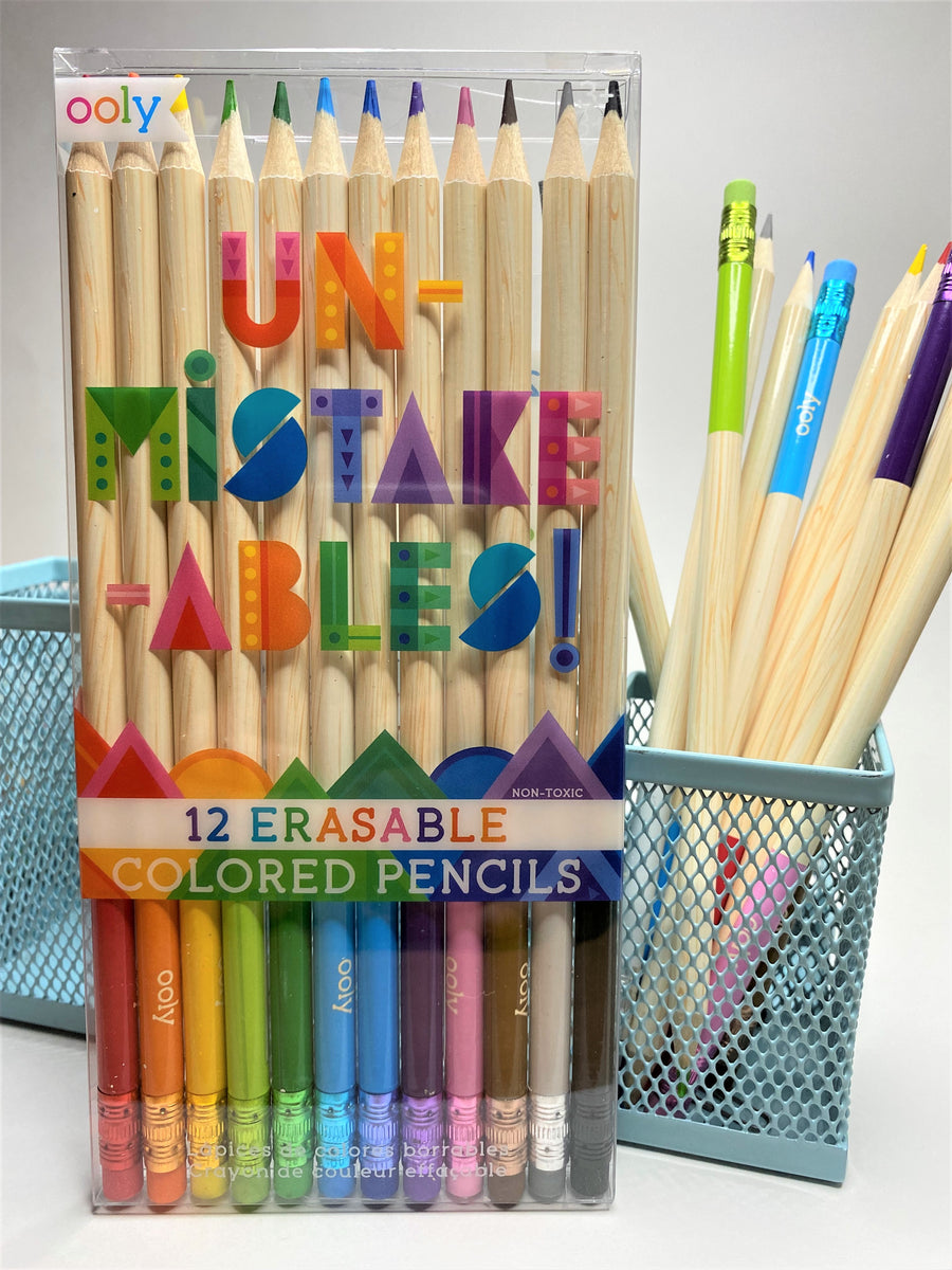 UnMistakables Erasable Colored Pencils - Set of 12 - Where'd You