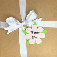 Gift Box and Tag- Thank You! (Flower)