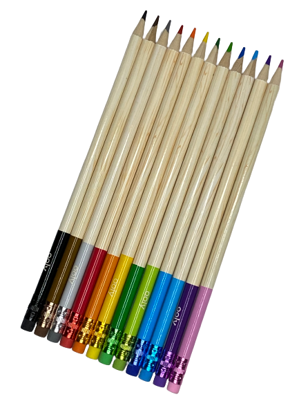 Unique Unicorns 12 Erasable colored pencils – Vali & Co.