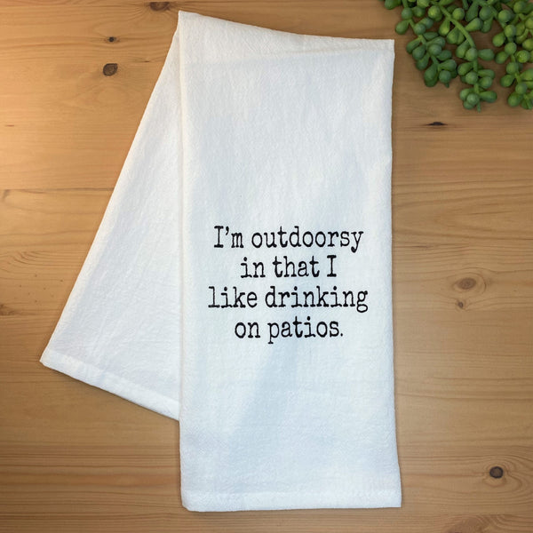 Kitchen Hand Towel- I'm Outdoorsy...