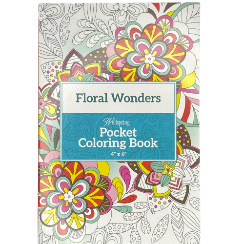 Mini Coloring Book- Floral Wonders
