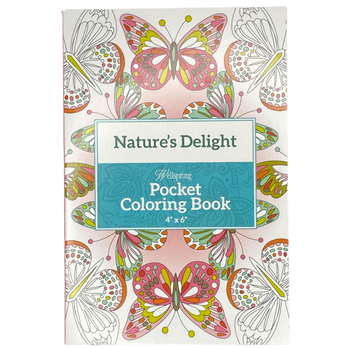 Mini Coloring Book- Nature's Delight – Twelve Love